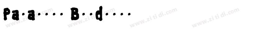 Parastoo Bold字体转换